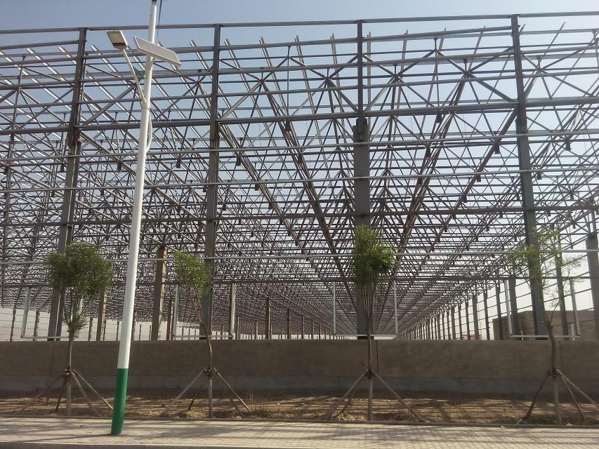 东阳汽车工业厂房网架